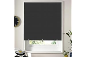 AISCOOL Tragbares Verdunklungsrollo:100% lichtundurchlässig Verdunklungsfolie für Fenster, Portable Blackout Shades 180x90 Zentimeter,Temporäre Verdunkelungsrollos Kein (180 * 90CM)