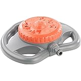 Royal Gardineer Rasensprenger: Kreis-Rasensprinkler, 8 Sprüh-Funktionen, für gängige Gartenschläuche (Kreisregner)