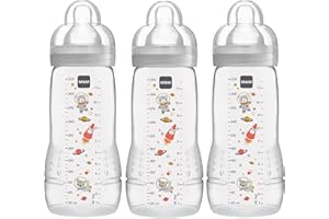 MAM BABYARTIKEL MAM Baby Bottle 330ml incl Sauger ab 4+ Mon. - Motiv Neutral 3 Stück
