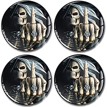 4 Coprimozzo Neri 65mm Per Cerchi VW, Diametro Esterno 65mm, Interno 55mm, Con Clip, In ABS