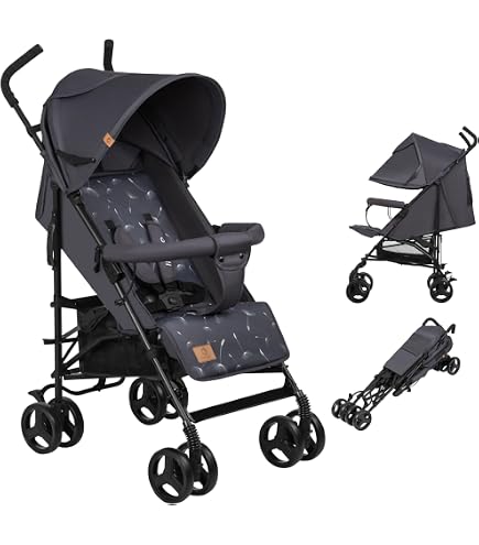 Poussette Voyage Deryan Air Buggy - Ultra Légère 6 Kg, Pliable Une Main, Compatible Avion - Naissance à 22 Kg - 4