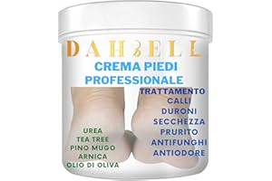 D A H B E L L Crema piedi secchi e screpolati per rimozione calli e duroni ragadi professionale con urea extra idratante crema talloni screpolati