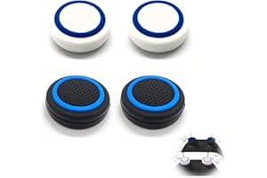 MatoSan® 4 Thumbstick Kappen Grip für PS4 PS5 Controller, PS5 Edge Controller Zubehör Xbox Series One Playstation 5 Controller Zubehör PS5 Controller Zubehör Sticks Joystick Schutz Stick Aufsätze