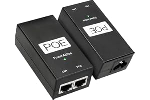 Inyector PoE Extralink POE-24-24W-G Fuente de alimentación PoE 24V, 1A, 24W, Gigabit, Cable Incluido, Adaptador PoE, 2 Puertos, LED Indicator Plug & Play, Alimentador para cámaras IP, Access Point