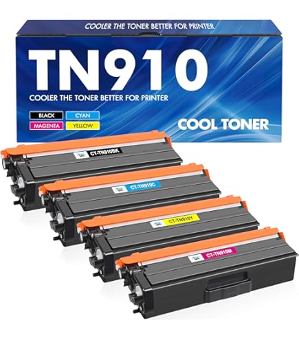 Brother TN-910BK Cartouche De Toner Noir D'origine De 9000 Pages Pour Hl 9310cdwmfc L9570cdw 4977766771818