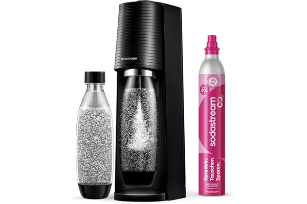 Sodastream - Terra Kolsyremaskin, 60L CO₂, 1L Flaska