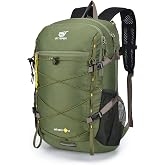 SKYSPER 30 Litre Folding Backpack with Wet Compartment Ideal for Hiking, Bike Trips and Urban Tours, 21 cm x 19 cm, 6.7 Polic
