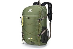 SKYSPER 30L Mochila Plegable Ultraligera Mochilas de Senderismo Mochila de Viaje Mochilas de Marcha Pequeña Mochila con Bolsillo Húmedo para Hombre Mujer Viaje Trekking Deporte al aire libre