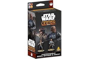 Asmodee, Star Wars: Legion – Customizable Rebel Officer & Agent, Erweiterung, Atomic Mass Games, Tabletop, 2 Spieler, 14+ Jahre, 120-180 Minuten, Deutsch, Mehrsprachig