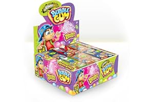 Joygum Johny Bee Bubble Gum powder effect ; gomme da masticare a bastoncini, Effetto magico al soffio