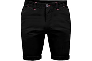 westAce Mens Chino Shorts Slim Fit Stretch Cotton Lightweight Summer Half Pants Relaxed Fit Flat Front Golf Beach Casual Holiday Shorts Multi Colours Essential Joggers 9" Inseam 30W-40W