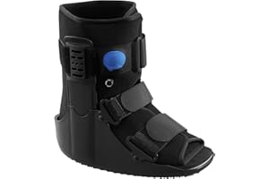 Litglobe Inflatable Walker Boot,Air Cam Short Walker Fracture Boot,Orthopaedic Boots,Walke𝐫 Brace Walking Boots for Sprained Ankle,Foot Pain Recovery,Broken Foot,Achilles Tendonitis(L)