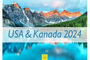 ‎EDITION SEIDEL Edition Seidel Premium Kalender USA & Kanada 2024 Format DIN A3 Wandkalender Naturkalender Amerika Nordamerika Kanada Niagarafälle Rocky Mountains Grand Canyon Yellowstone