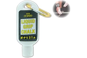 C.P.SPORTS C.P. Sports Liquid Grip Chalk 50ml – Magnesia Kreide Kalk flüssig – mit Karabiner – geignet für Gewichtheben Bouldern Klettern Turnen Gymnastik Pole – Grip für Fitness & Sport