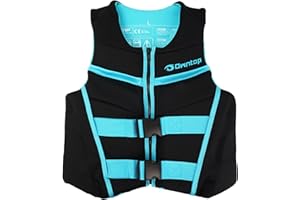 Owntop Pomoc wyporności dla nastolatków, dzieci, regulowana kamizelka do pływania, uniseks, kamizelka wyporowa z klamrami bezpieczeństwa, do paddleboardingu, kajakarstwa, wędkowania, żeglowania