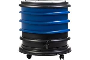 WORMbox | Vermicompostador Compostera 3 bandejas Azul | 48 litros | Composta residuos orgánicos, lombrices producen Humus de Lombriz