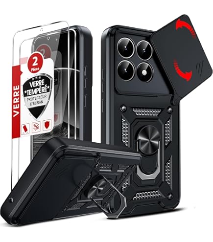 Coque AROYI Pour Xiaomi 13T 5G Et 13T Pro 5G, Protection Caméra PC Dur