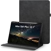 HEISHAYU Case for Lenovo Idea Tab Plus 12.1 Inch TB361FU/ZU Tablet, TPU Case with Auto-Sleep/Wake - Black