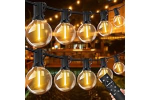 VANDABAO Catena Luminosa Esterno - 30m 37+2 Led Lampadine Luci da Esterno Giardino Dimmerabile con Telecomando Lucine da Esterno Catene Luminose Esterni Decorative per Jardin (30M 37+2 con Telecomando)
