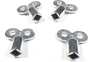 RV-PARTS 4x Entlüftungsschlüssel Universal alle Heizkörper Schlüssel zum Entlüften Lüften aller Heizungen radiator key Entlüfter Heizung