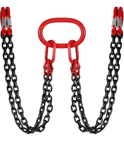 Catena GK8 8mm Nera - 1.5m Per Sollevamento Carichi, Portata 2800kg - Foto 3