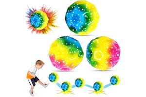 SEASBOES Moon Ball,3 Stück Sprünge Gummiball,Bouncing Ball,7cm Planeten Hüpfbälle Hohe,Moon Ball Gummiball,Space Ball Bouncy Balls,High Bouncing Bounciest Lightweight Sport Training für Kinder Spielzeug