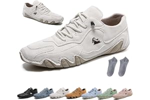 LOVEWLVNCL Handgemachte Niedrige Beck Schuhe, Unisex Outdoor Wasserdicht Rutschsichere Leichtgewichtige Atmungsaktive Casual Flache Unterseite Slip-On Komfortable Barfußwanderschuhe