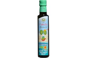 ‎KORVEL MEDITERRANEAN QUALITY PRODUCTS KORVEL Oliwa z oliwek – Premium Family ORGANIC CHNP Kalamata Extra Virgin Oliwa z oliwek 250 ml – Świeżo zebrane – Niska kwasowość – Grecja – Tłoczona na zimno - Produkt ekologiczny – Oliwki Koroneiki