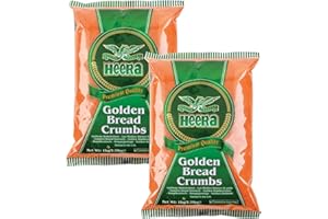 GANARIC Heera Golden Bread Crumbs 1Kg (Pack of 2) – Bits Of Dried Bread - A Wholesome Food Product - Simplifies And Speeds Up The Cooking Process - A Must-Have Bread Crumbs In Kitchen