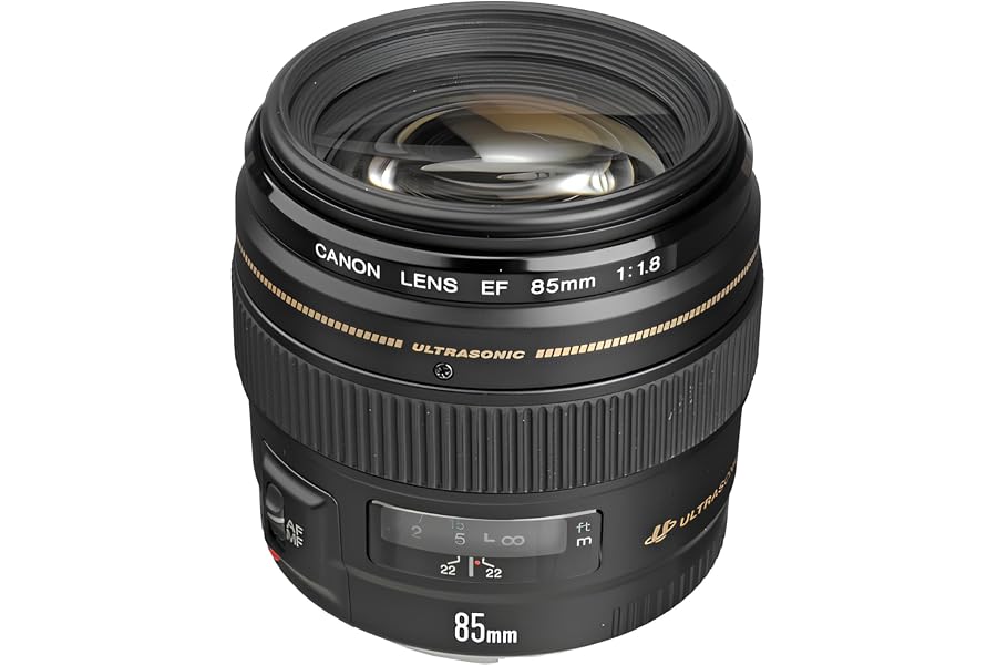 Produktbild: Canon EF 85mm F1.8 USM Objektiv (58mm Filtergewinde) schwarz