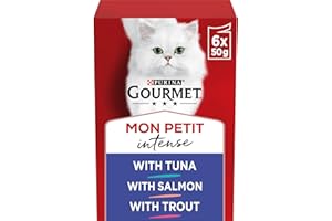 Gourmet Wet Cat Food Mon Petit Pouches Fish 6x50g (6 Pouches)
