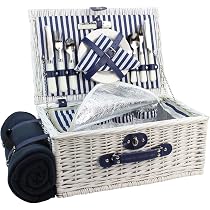 Wicker Picknickkorb Für 4 Personen Wasserdichter P Produktbild-Vorschau 8