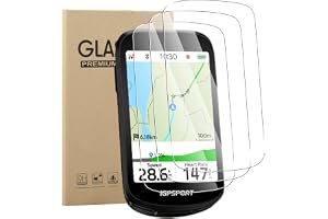 MEMELOKA Skyddsfilm för iGPSPORT BSC500, 3 stycken [Hög känslighet] [Anti-bubblor] [Anti-fingeravtryck] 9H hårdhet anti-repor härdat glas skärmskydd