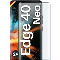 Moex CurveProtect Panzerschutzglas Für Motorola Edge 40 Neo – Randlos, 9H Hart, 2 Stück
