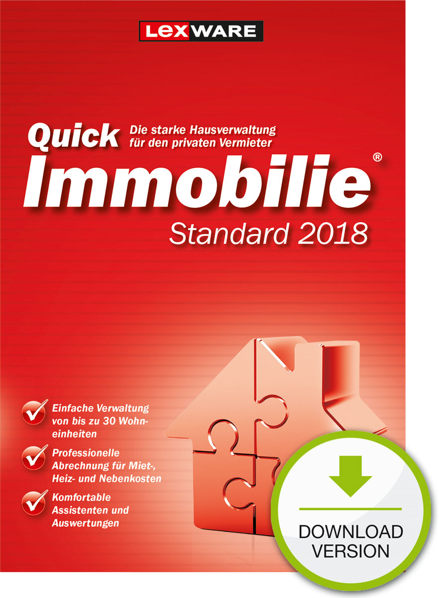 Preisvergleich Produktbild QuickImmobilie Standard 2018 Download [Download]