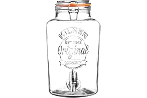 Kilner Garden Party Glass Water & Punch Drinks Dispenser (8 Litres)