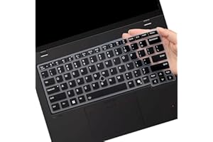 MUBUY-GOL Housse de Protection pour Clavier Lenovo Thinkpad L14/P14s/T14/T14s Gen 5/6 14" - Noir