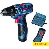 Bosch GSR 120 A&ccedil;ılı Matkap + 23 Par&ccedil;a Aksesuar Seti