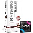 Skore Nothing Thinnest Condoms | Chocolate Flavored With Disposal Pouches | Pack of 1 | 10's each