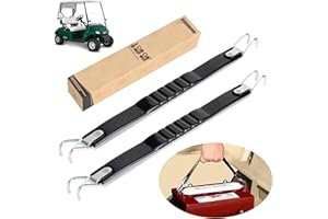 10L0L Cinghia di sollevamento della batteria del carrello da golf, funziona per batteria Trojan, cinghia universale per trasporto batteria profonda per Yamaha, Club Car ed EZGO Golf Cart (2 pezzi)
