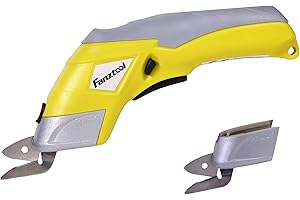 FANZTOOL Akku Universalschneider Akkuschere Lederschneider Teppichschere Kartonschneider (Schere Set)