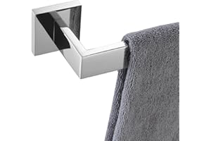 KOKOSIRI 16-Inch Hand Towel Rail Bathroom Kitchen Towel Holder Wall Mounted SUS304 Stainless Steel Towel Rack Polished Chrome, B4003CH-L16