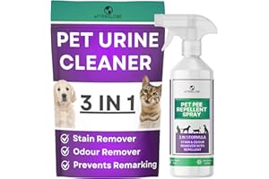 Afterglobe Pet Urine Cleaner & Odour Remover 500ml – Enzyme Stain Cleaner for Dogs & Cats, Carpets, Rugs, Sofas & Floors – Neutralises Pet Pee Smells & Helps Discourage Repeat Marking