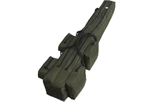 Witan Angeltasche Premium RUTENTASCHE Geschenke für Männer und Angler Rutenfutteral Keschertasche Angelkoffer 2-3 Fächern 150 160 170 190 cm Angeln