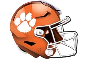 Fan Creations NCAA Clemson Tigers Unisex Clemson University Authentic Helmet, Team Color, 12 inch