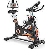 Wenoker Exercise Bike Indoor Cycling, Spin Bike Exercise Equipment for Home Gym Use with LCD Display & Tablet Holder Fitness 