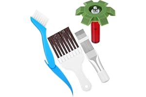 HUIFOO 4 Stücke Klimaanlagen-Lamellen für Kondensator- und Verdampfer-Reinigung - geeignet für Kühlschränke und Fenster