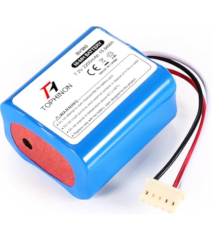 Batteria Ricambio Per IRobot Braava E Mint - 7.2V 3500mAh Ni-MH, Compatibile Con Modelli 380/390/5200 - Foto 5
