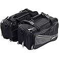 Motorcycle Motorbike Pannier Bags Throw Over Saddle Bags Soft Luggage Touring Panniers BikeTek Diablo