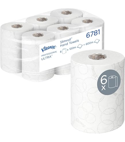 Scott® Slimroll papierrollen Essential 6695, 1-laags, 6 rollen á 190 m
